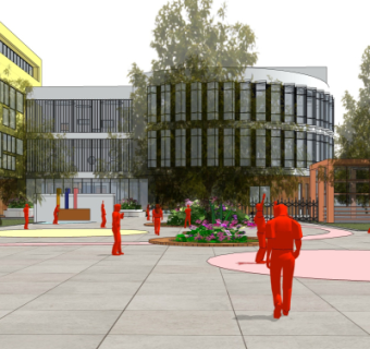 现代幼儿园su模型