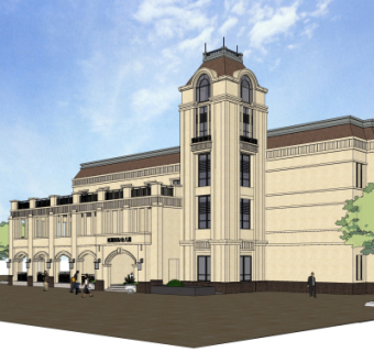 欧式幼儿园su模型