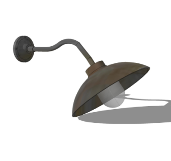 现代壁灯su模型