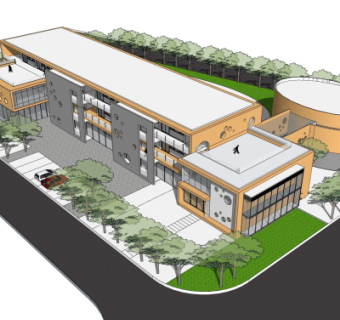 现代幼儿园su模型