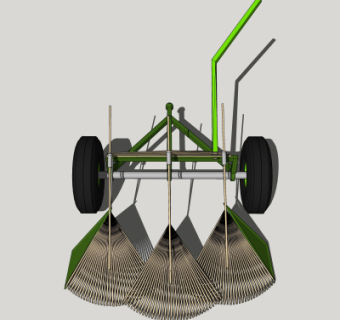 现代农业机械su模型