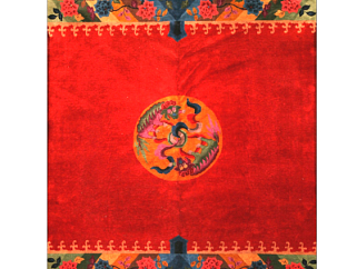 中式布艺地毯su模型