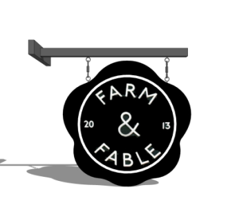 现代广告牌su模型