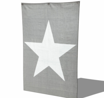 现代布艺门帘su模型