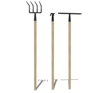 现代农具su模型