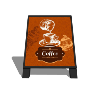 现代广告牌su模型