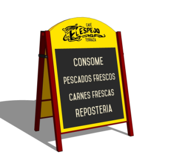 现代广告牌su模型