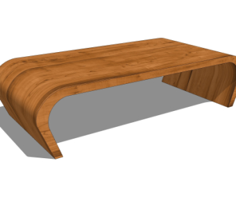 中式茶几su模型