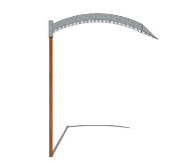 现代长镰刀su模型