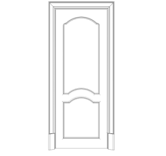 简欧单门su模型