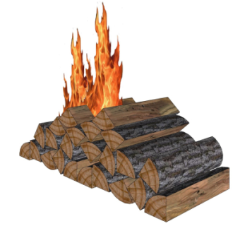 现代木柴su模型