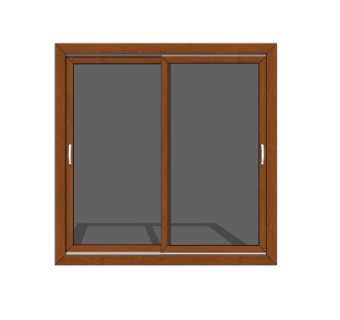 现代窗户su模型