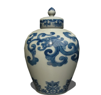 中式陶瓷罐su模型