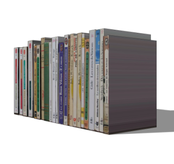 欧式英文书籍su模型