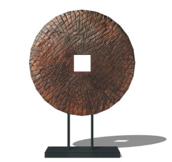 中式铜钱摆件su模型