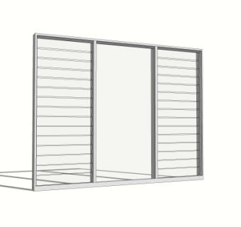 现代百叶窗su模型