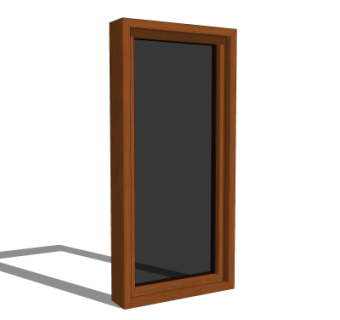 现代窗户su模型