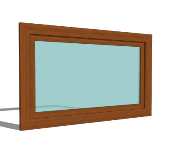 现代窗户su模型