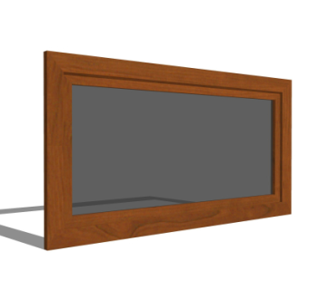 现代窗户su模型