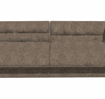 现代布艺双人沙发su模型