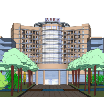 现代医院su模型