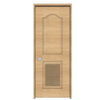 简欧实木平开门su模型