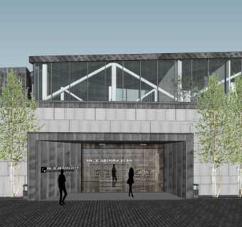 现代会所建筑su模型