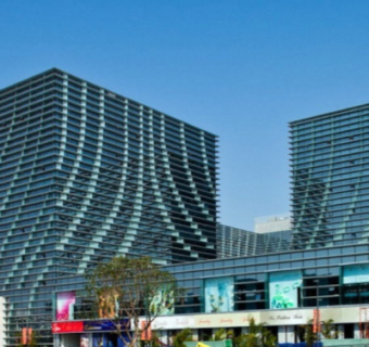 现代商业街su模型