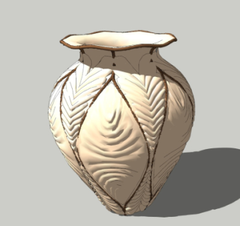 现代陶罐su模型
