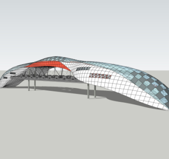 现代天桥免费su模型