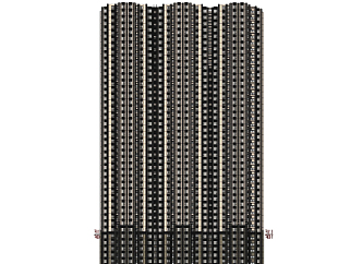 <em>新古典高层公寓楼</em>su模型