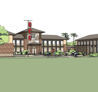 中式农家乐门面门头su模型