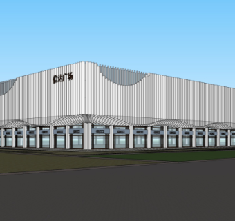 现代商业建筑su模型