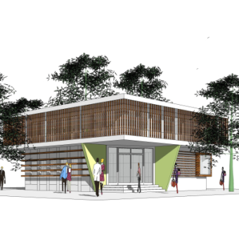 现代酒店su模型