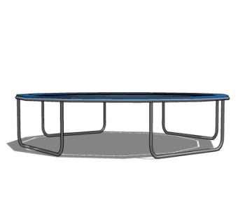 现代茶几su模型