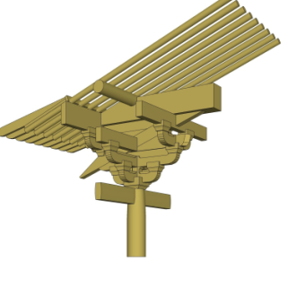中式斗拱构件免费su模型