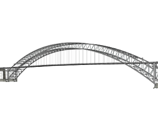 现代钢结构公路桥su模型