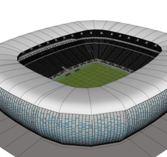 现代体育馆su模型