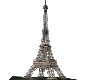 法式埃菲尔铁塔su模型