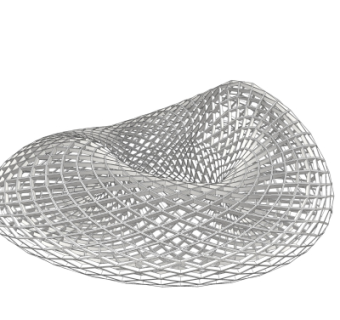 现代雕塑小品su模型