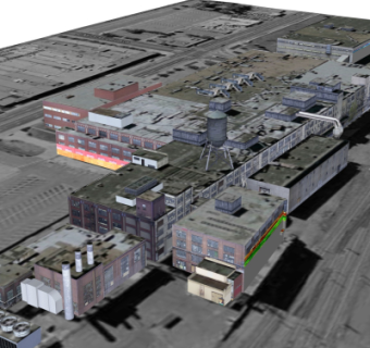 工业风工厂su模型