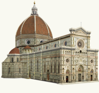 欧式古典教堂su模型