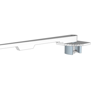 现代闸板阀su模型