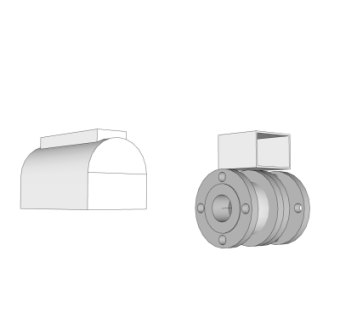 现代管道节点su模型
