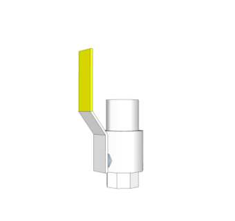 现代闸板阀su模型