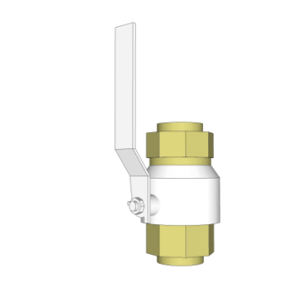 现代闸板阀su模型