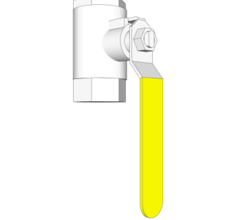 现代闸板阀su模型