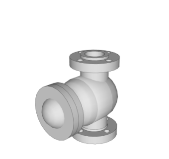 现代管道节点su模型