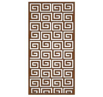 中式实木隔断su模型