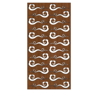 中式实木隔断su模型